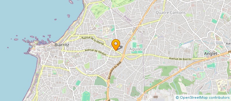 localisation de l'entreprise ARNAUD DUBOIS à BIARRITZ