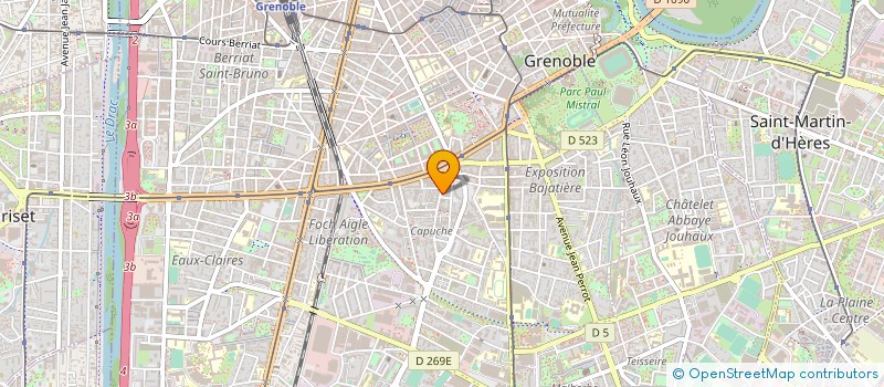 localisation de l'entreprise ARNAUD ET DABIEN à GRENOBLE