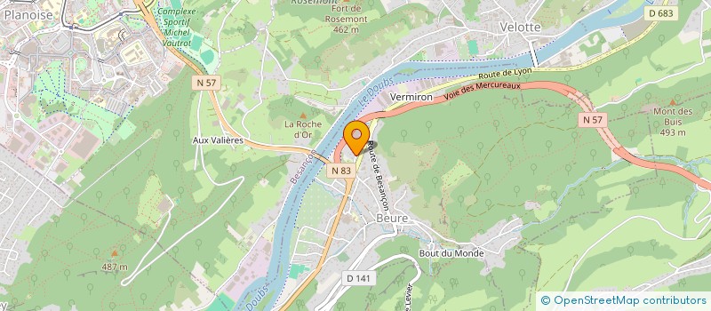 localisation de l'entreprise ARNAUD GAMBADE  BEURE