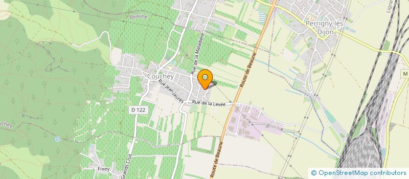 localisation de l'entreprise ARNAUD GAVIGNET  COUCHEY