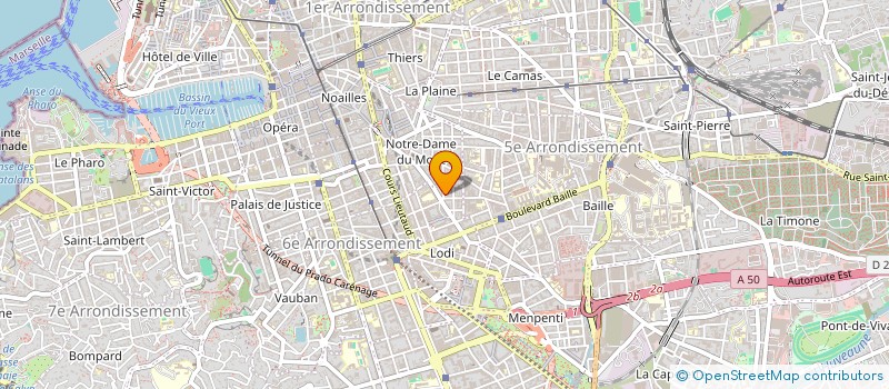 localisation de l'entreprise ARNAUD - GIRANDON à MARSEILLE