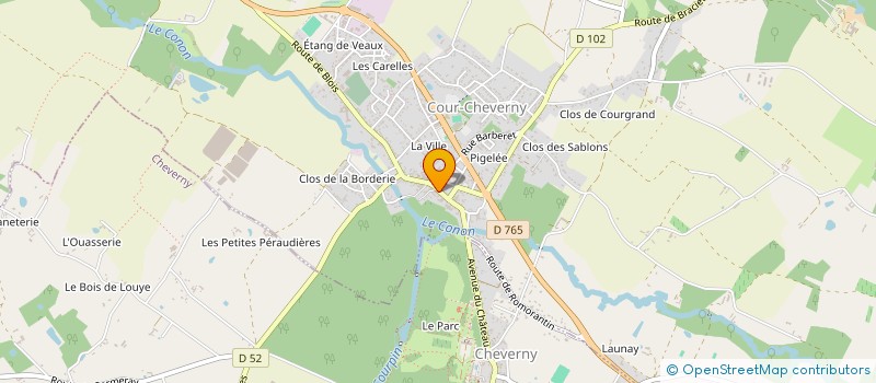 localisation de l'entreprise ARNAUD & GWEN  COUR-CHEVERNY