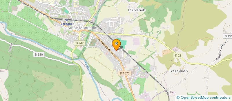 localisation de l'entreprise ARNAUD IMMO  LARAGNE-MONTEGLIN