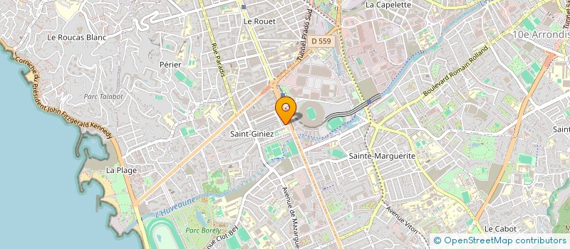 localisation de l'entreprise ARNAUD IMMOBILIER à MARSEILLE