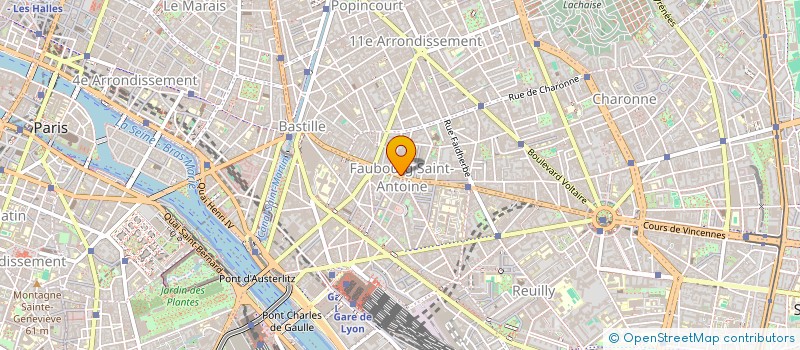 localisation de l'entreprise ARNAUD JEAN-FRANCOIS ET SOPHIE  PARIS 11