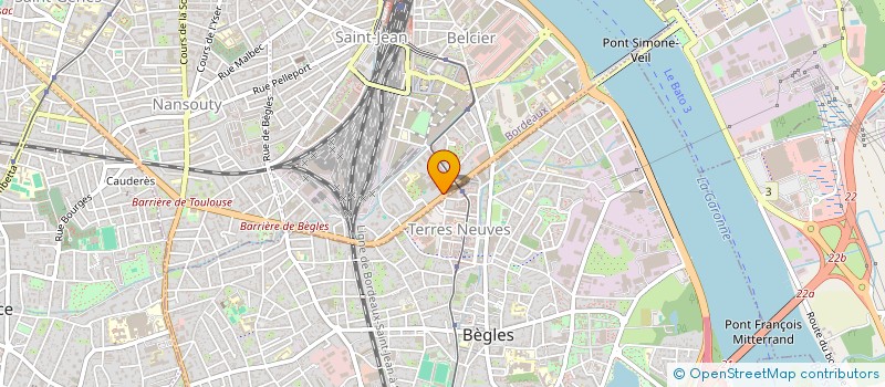 localisation de l'entreprise ARNAUD JF CORRE F FABRE PM  BORDEAUX