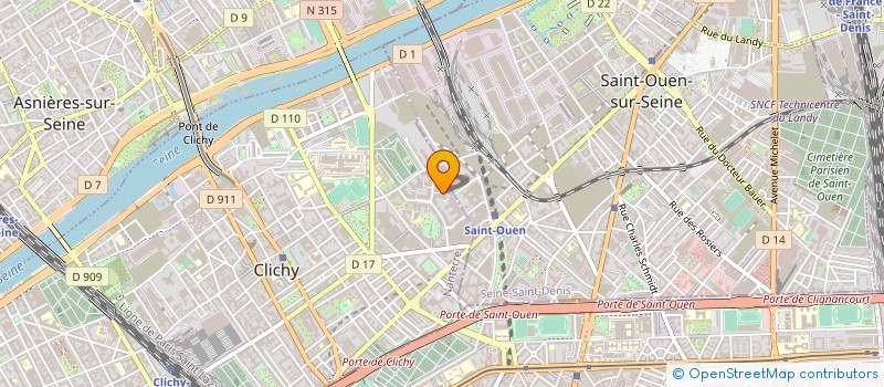 localisation de l'entreprise ARNAUD LAFFILLE ET ASSOCIES à CLICHY