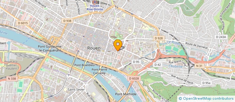 localisation de l'entreprise ARNAUD, LAURENCE ET LAURANE LEBORGNE  ROUEN