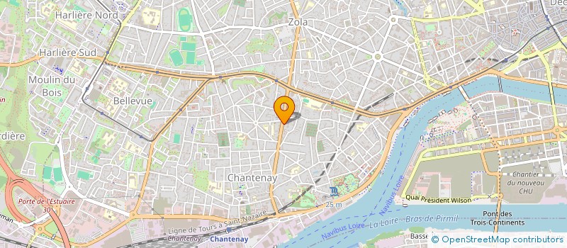 localisation de l'entreprise ARNAUD LE CORRE  NANTES