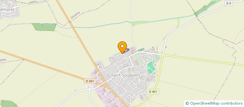 localisation de l'entreprise ARNAUD LECOMPTE DEVELOPPEMENT  SAINT-SOUPPLETS