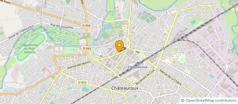 localisation de l'entreprise ARNAUD LEJEUNE PSYCHOLOGIES SAS à CHATEAUROUX