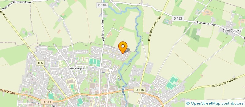 localisation de l'entreprise ARNAUD LETOURNEUR  BAYEUX