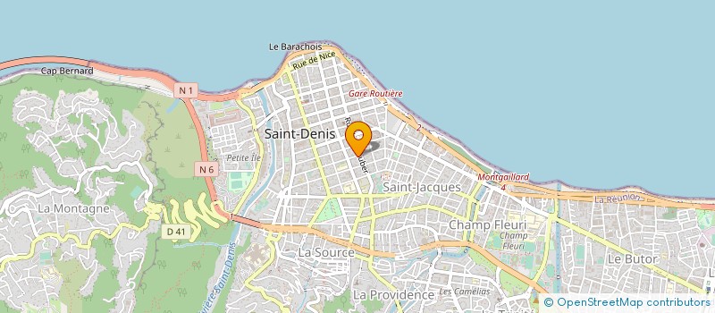 localisation de l'entreprise ARNAUD - LEXIPOLIS SOCIETE D'AVOCATS  SAINT-DENIS