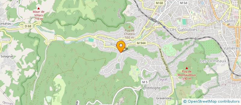 localisation de l'entreprise ARNAUD MARC  ROYAT