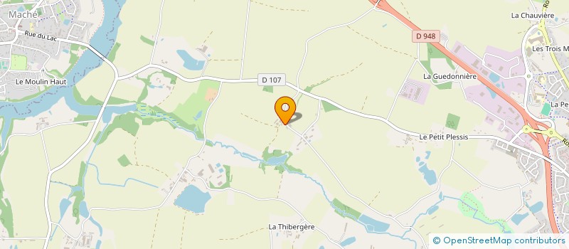 localisation de l'entreprise ARNAUD MENUISERIE à AIZENAY