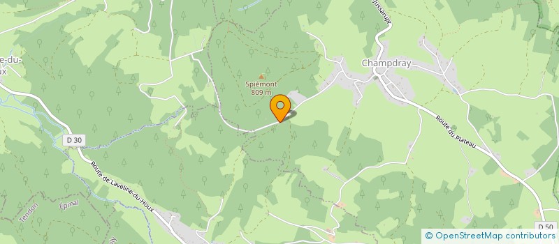 localisation de l'entreprise ARNAUD MICHEL  CHAMPDRAY