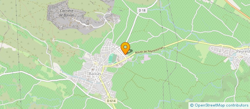 localisation de l'entreprise ARNAUD PEINTURE 66  BAIXAS