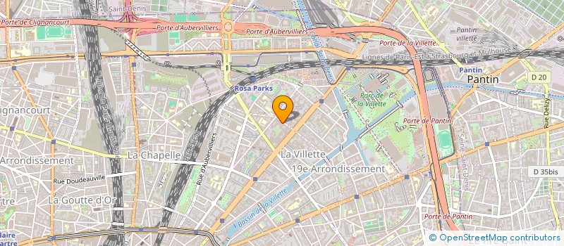 localisation de l'entreprise ARNAUD PLANA ARCHITECTURE  PARIS