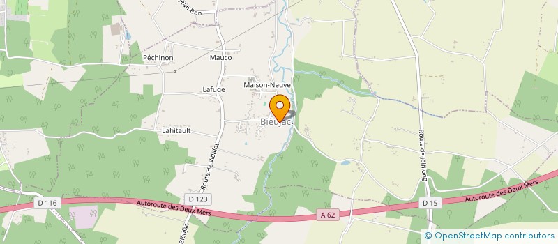 localisation de l'entreprise ARNAUD PUCH ELECTRICITE GENERALE  CASTETS ET CASTILLON