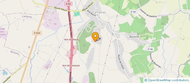 localisation de l'entreprise ARNAUD RENOVATION  CAMPSAS