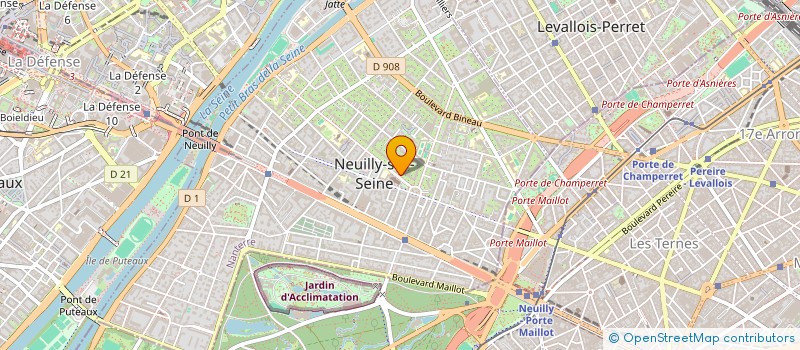 localisation de l'entreprise ARNAUD ROUCAUTE ET ASSOCIES à NEUILLY-SUR-SEINE