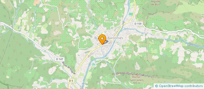 localisation de l'entreprise ARNAUD ROUGET  BUIS-LES-BARONNIES