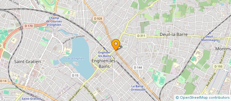 localisation de l'entreprise ARNAUD SARL à ENGHIEN-LES-BAINS