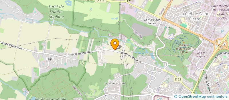 localisation de l'entreprise ARNAUD SARL à ELANCOURT