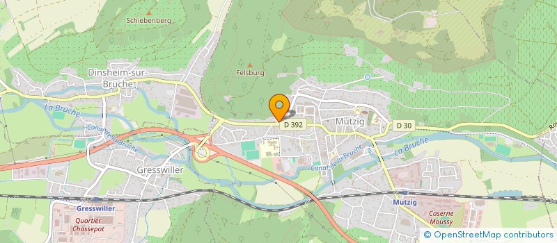 localisation de l'entreprise ARNAUD & SARRAN  MUTZIG