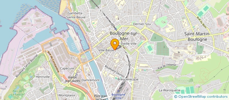 localisation de l'entreprise ARNAUD STRADY CONSULTANTS à BOULOGNE-SUR-MER