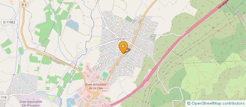 localisation de l'entreprise ARNAUD THIVET OCULARISME  GIGEAN