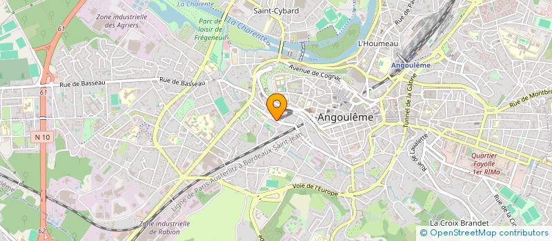 localisation de l'entreprise ARNAUD TRICARD CONSULTING à ANGOULEME