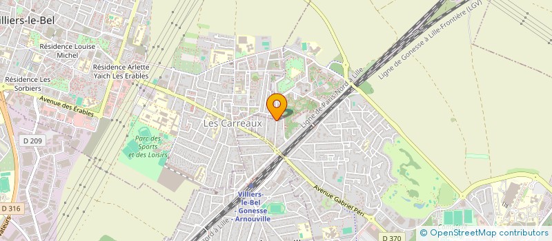 localisation de l'entreprise ARNAUD VALENCIA  GONESSE