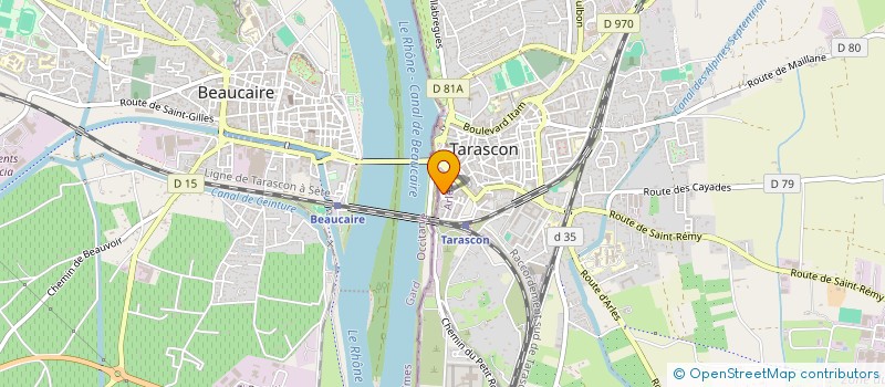 localisation de l'entreprise ARNAUD YOHAN INVESTISSEMENTS  BEAUCAIRE