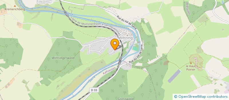 localisation de l'entreprise ARNAUD ZIMMER CREATIONS  WITTRING