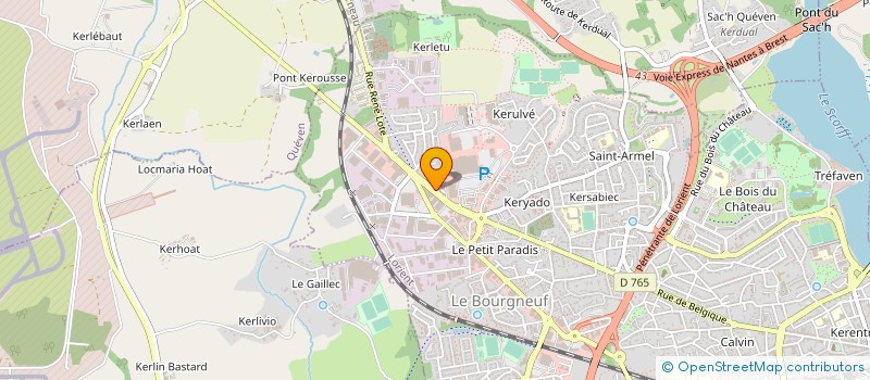localisation de l'entreprise ARNAUD8 à LORIENT