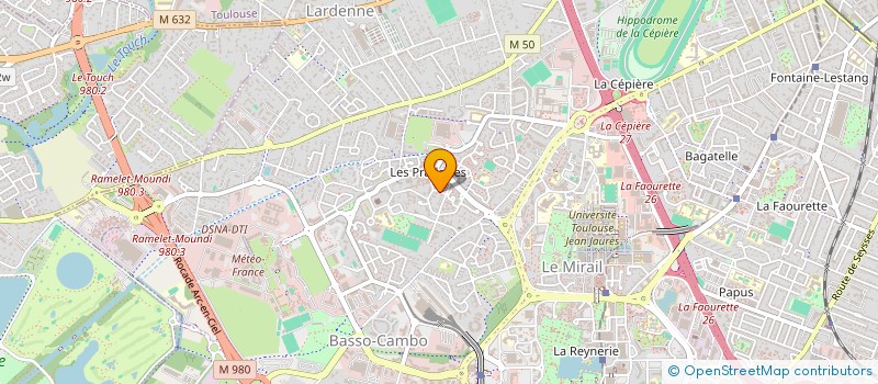 localisation de l'entreprise ARNAUDBB  TOULOUSE