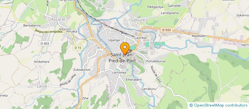 localisation de l'entreprise ARNAUDEAU à SAINT-JEAN-PIED-DE-PORT