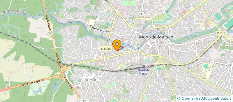 localisation de l'entreprise ARNAUDJOUAN à MONT-DE-MARSAN