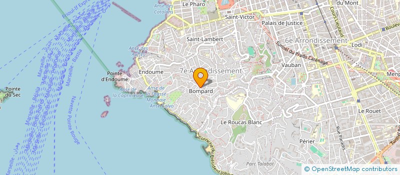 localisation de l'entreprise ARNAULD ET SOLENE DE VILLIERS DE L'ISLE ADAM à MARSEILLE