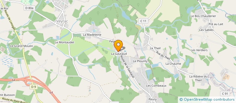 localisation de l'entreprise ARNAULT CALDATO FRANCE PROTECTION  VEYRAC