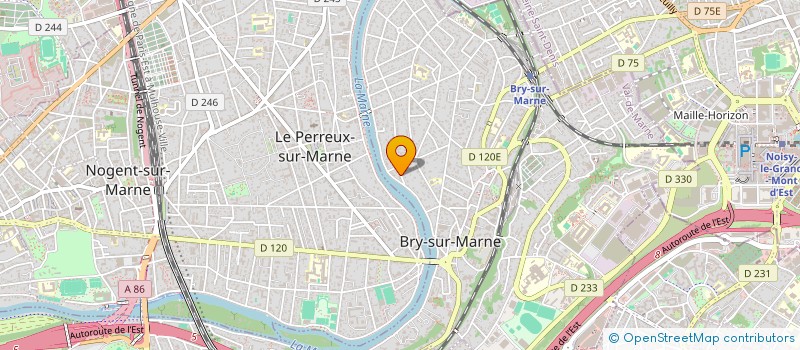 localisation de l'entreprise ARNAULT CLIMATISATION à BRY-SUR-MARNE