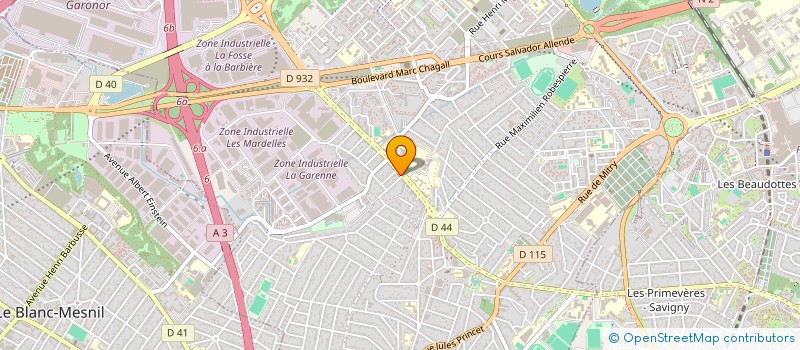 localisation de l'entreprise ARNAULT CONSULTING à AULNAY SOUS BOIS