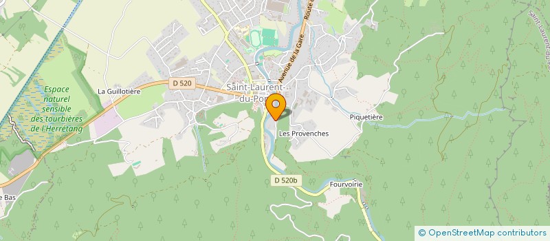 localisation de l'entreprise ARNAULT DAVID EURL  SAINT-LAURENT-DU-PONT