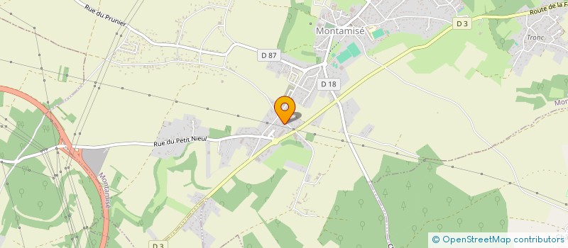 localisation de l'entreprise ARNAULT-DEBIEN  MONTAMISE