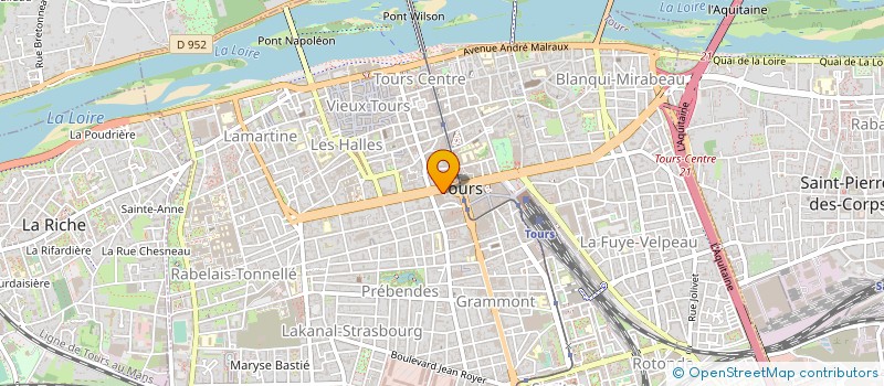 localisation de l'entreprise ARNAULT ET CIE à TOURS