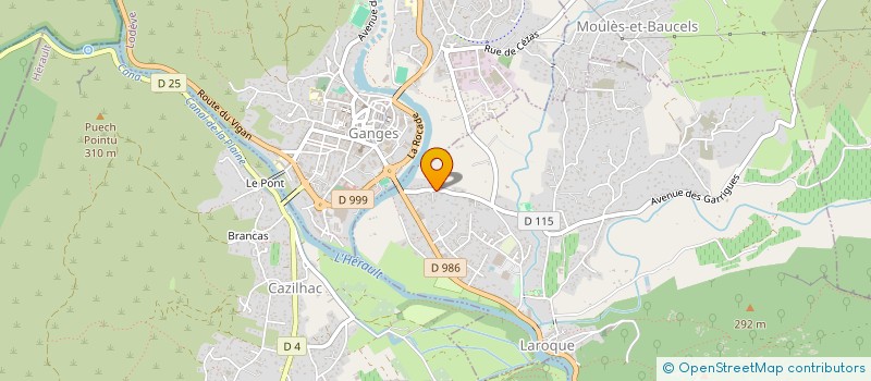 localisation de l'entreprise ARNAULT IMMOBILIER  LAROQUE