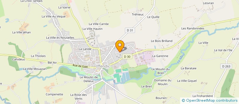 localisation de l'entreprise ARNAUX-DOBROVOLNY  IFFENDIC