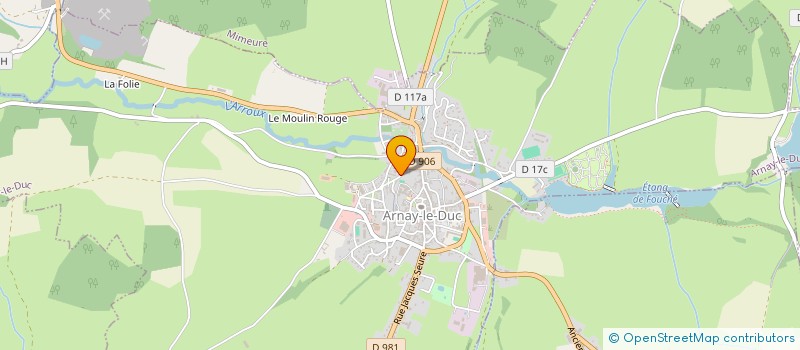 localisation de l'entreprise ARNAY COMBUSTIBLES à ARNAY-LE-DUC