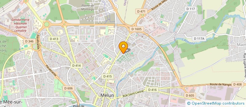 localisation de l'entreprise ARNB à MELUN